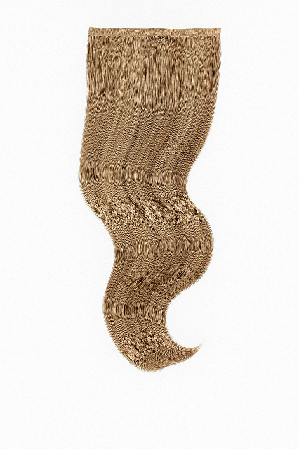 Extra Hair Extension Piece - #6/10 in smooth light brown shade, ideal for adding volume and natural length.