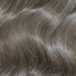 Close-up of natural wavy taupe hair texture in Extra Hair Extension Piece - Taupe 