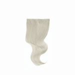 Soft wavy platinum hair extension designed for seamless volume boost with the Extra Hair Extension Piece - Platinum